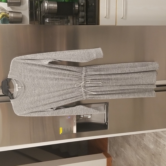 💕RAG & BONE💕 Avryl Long Sleeve Midi Sweater Dress Light Heather Gray Medium M - Picture 11 of 16